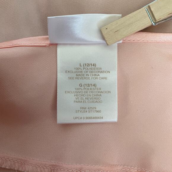 2PC Lingerie Set Large Pink Satin Silky Robe Slip Nightie Nightgown Peignoir - Picture 13 of 16